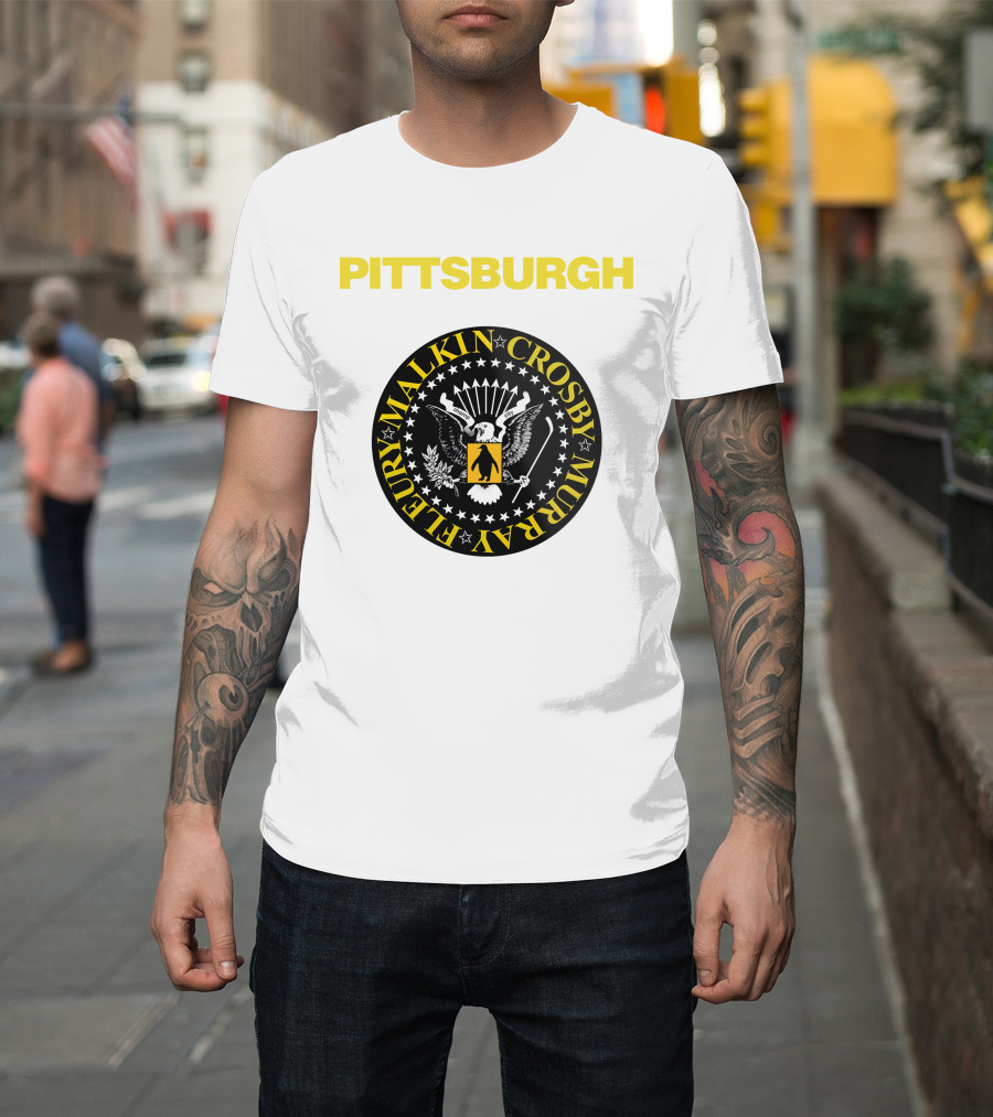 Pittsburgh Penguins Malkin Crosby Murray Fleury T-Shirt
