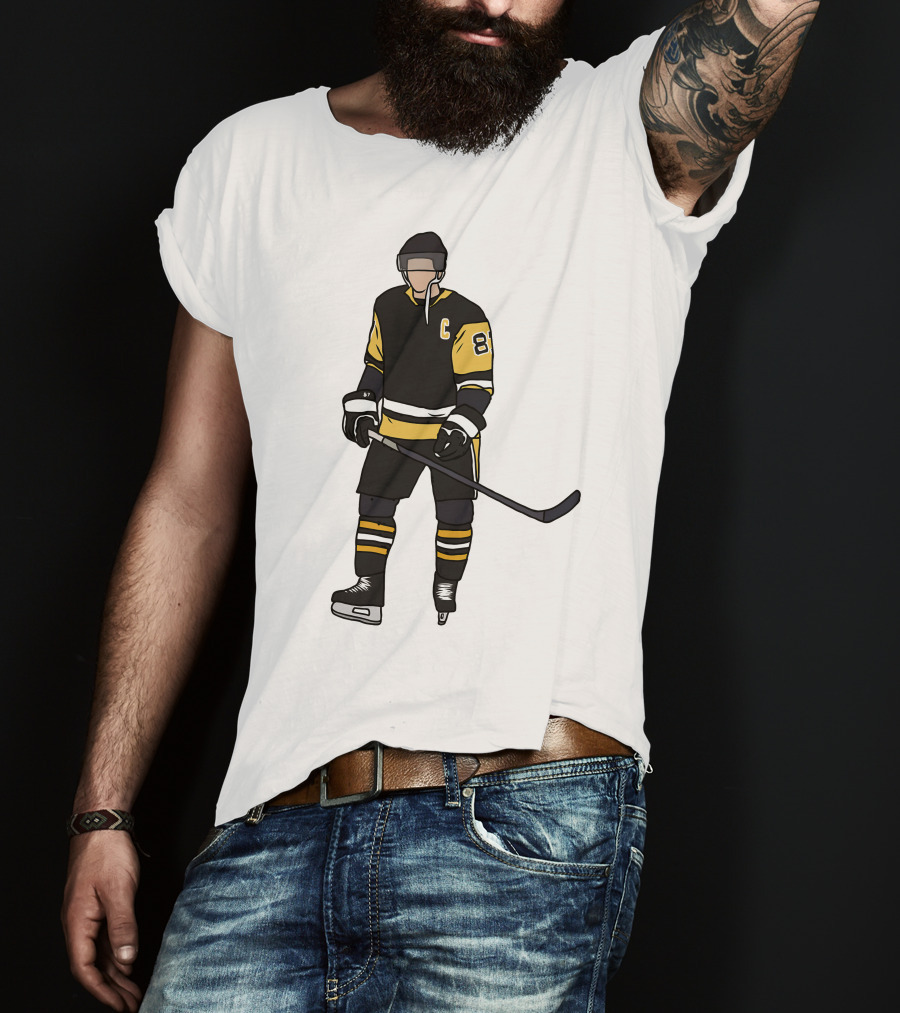 Pittsburgh Penguins Captain 87 Hockey Player T-Shirt
