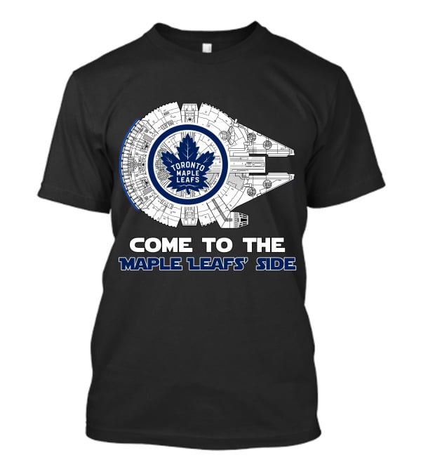 Toronto Maple Leafs Millennium Falcon Come To The Maple Leafs' Side T-Shirt