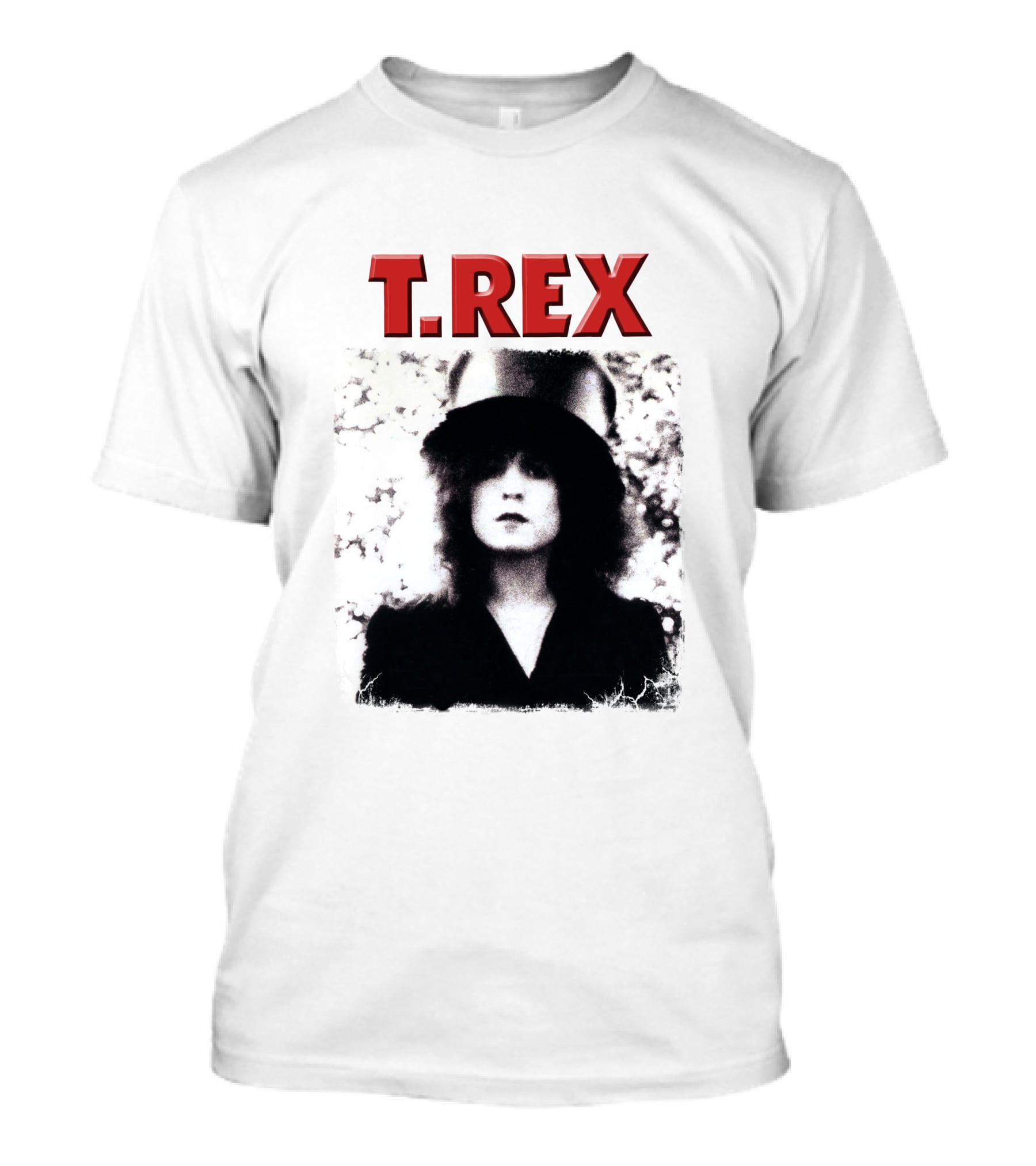 T. Rex Glam Rock Iconic Portrait With Hat T-Shirt