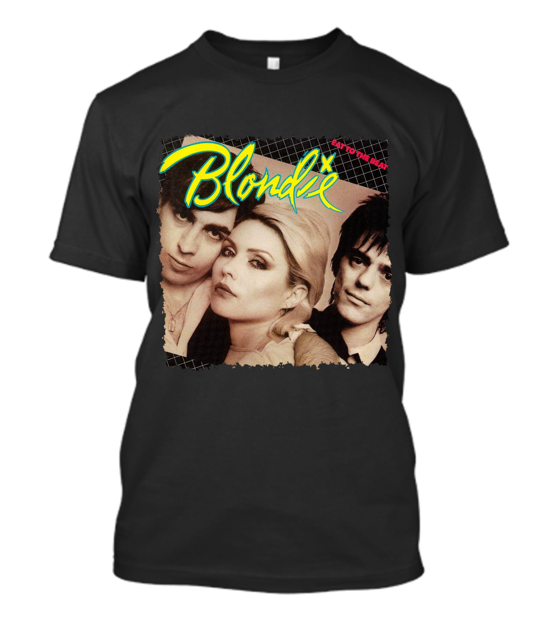 Blondie Eat To The Beat Album Cover Vintage Style T-Shirt