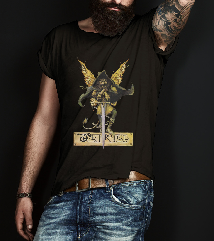 Jethro Tull Fairy Warrior With Sword And Wings T-Shirt