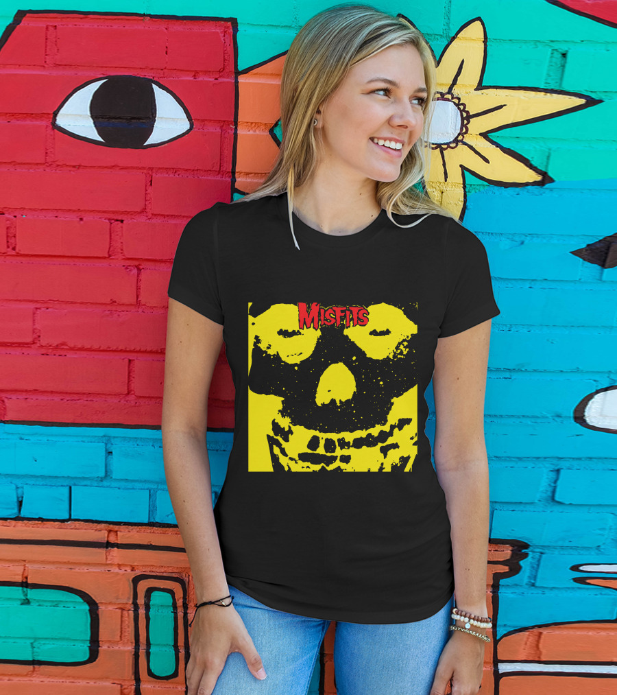 Misfits Yellow Skull T-Shirt