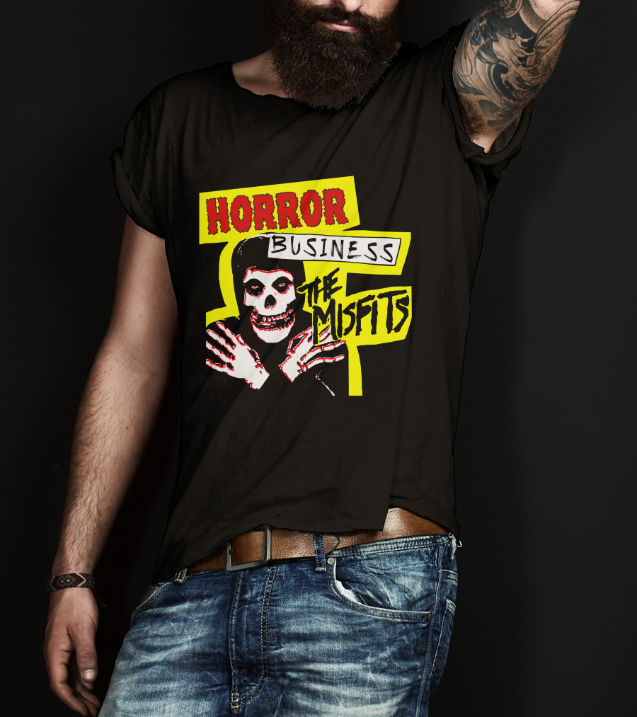Horror Business The Misfits Skeleton Artwork T-Shirt