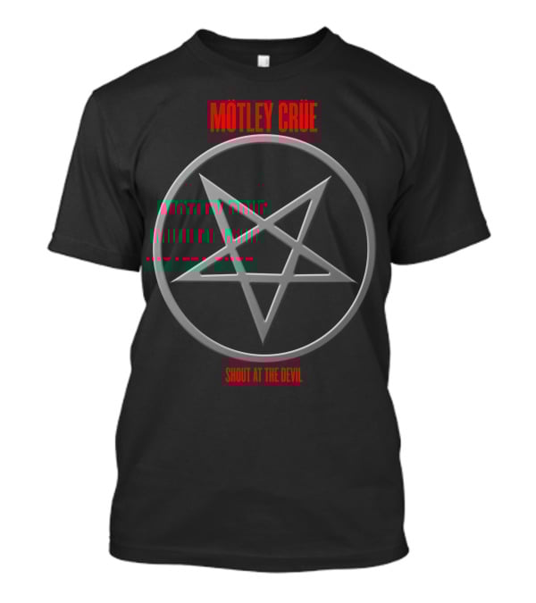Mötley Crüe Shout At The Devil Pentagram T-Shirt