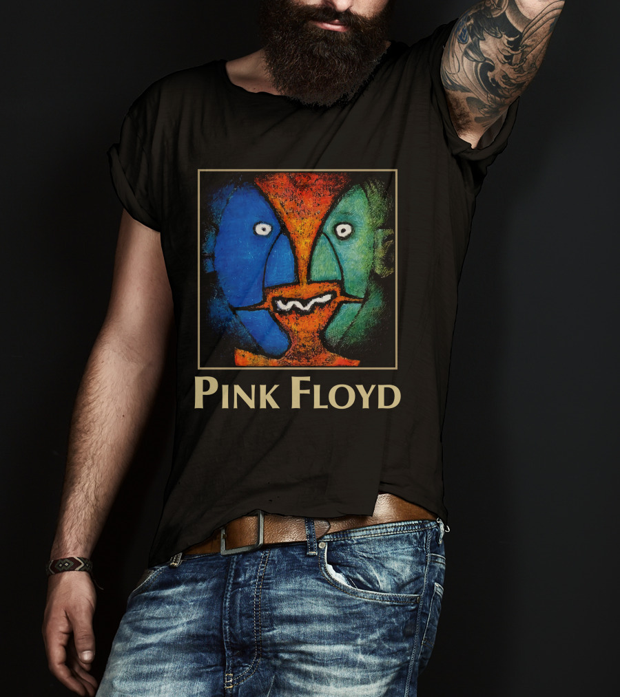 Pink Floyd Abstract Faces Artwork T-Shirt