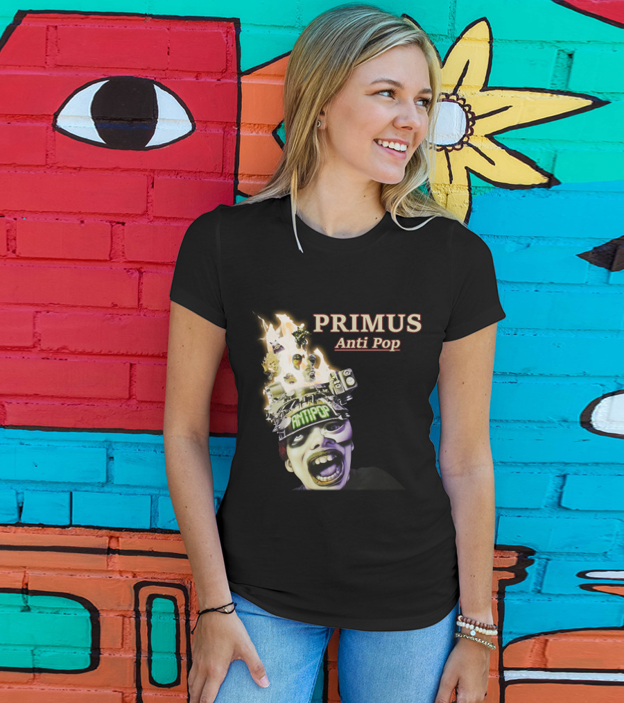 Primus Anti Pop Burning Head T-Shirt