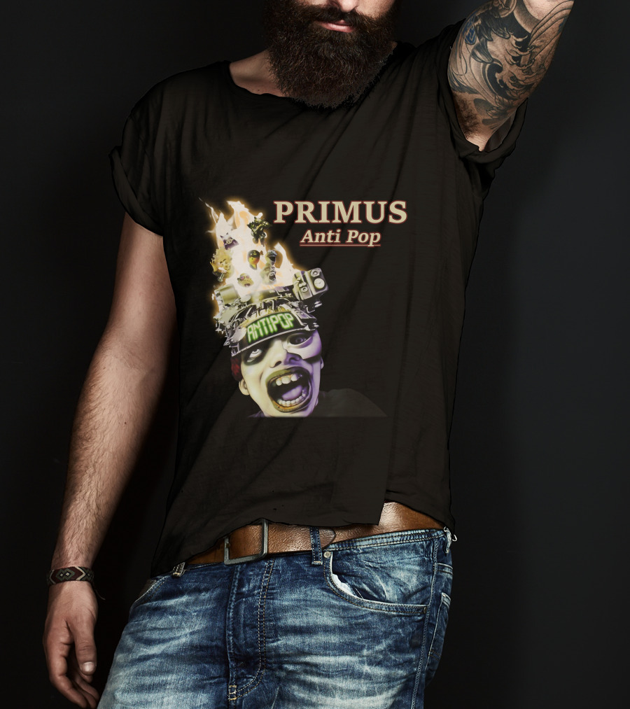 Primus Anti Pop Burning Head T-Shirt