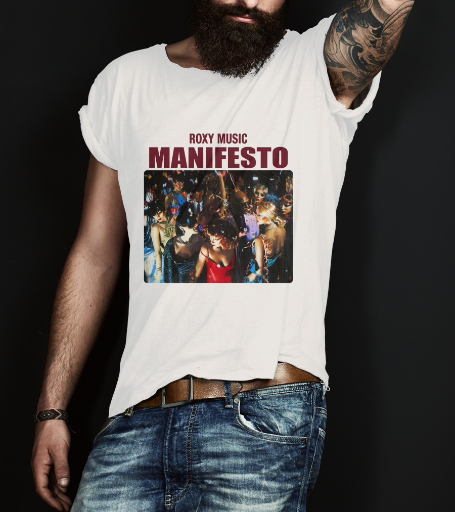 Roxy Music Manifesto Album Cover Artwork T-Shirt