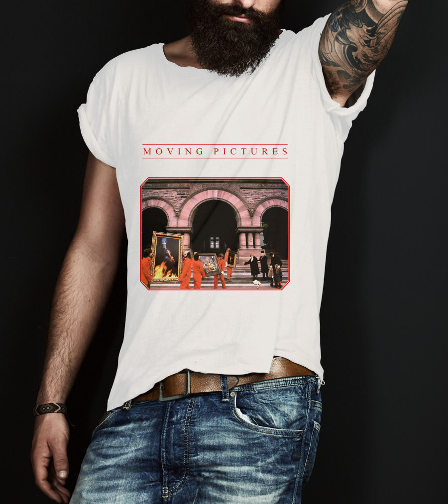 Moving Pictures Album Cover Artwork T-Shirt