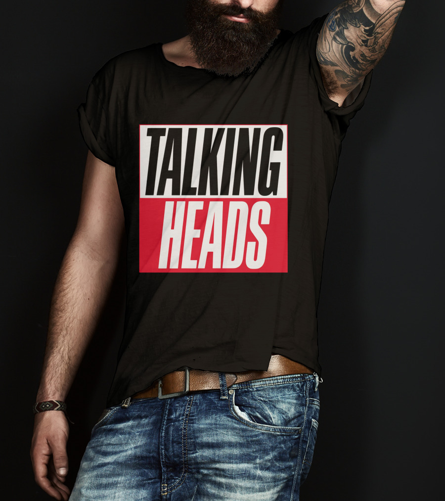 Talking Heads Red Black White Bold T-Shirt