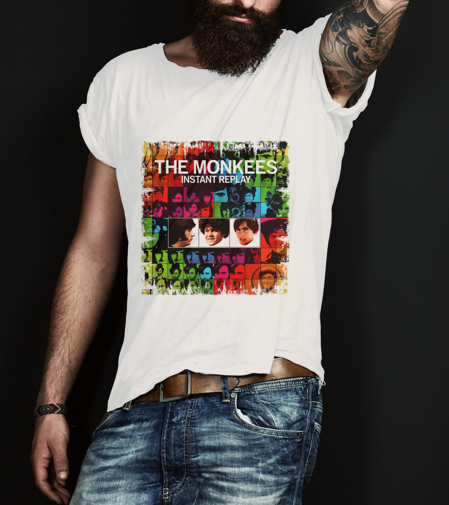 The Monkees Instant Replay Album Art Collage T-Shirt