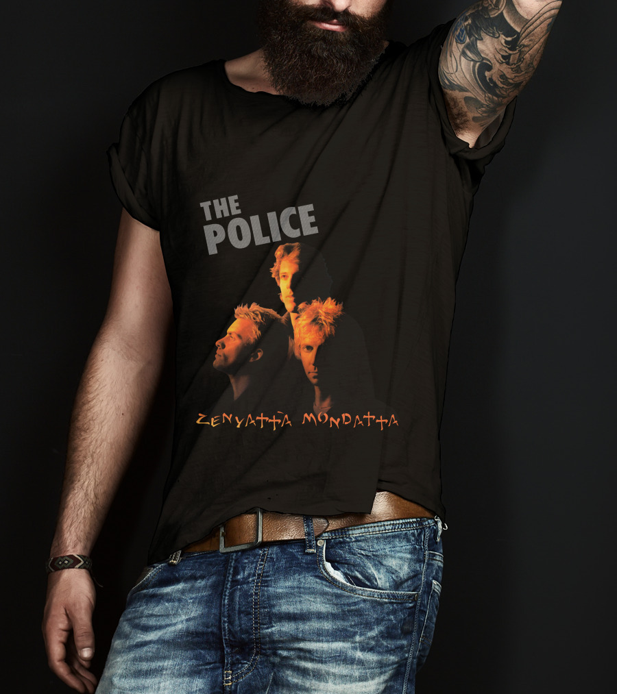 The Police Zenyatta Mondatta 1980 Album Cover Art T-Shirt