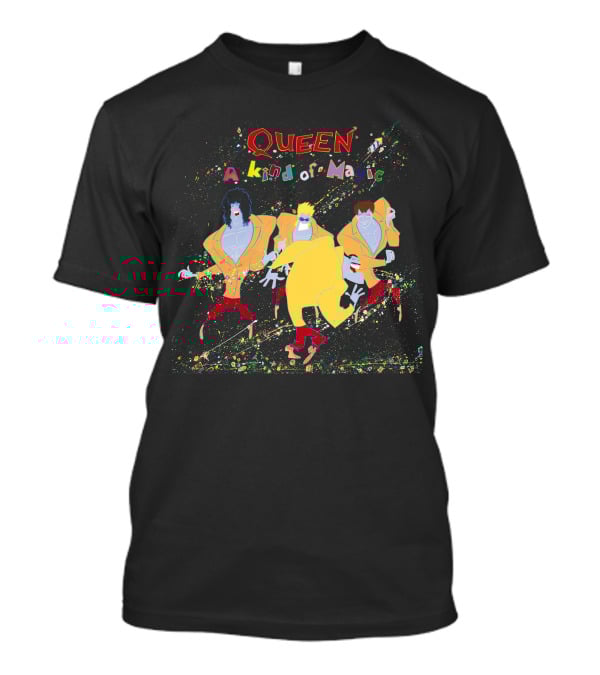 Queen A Kind Of Magic Album Art Characters T-Shirt