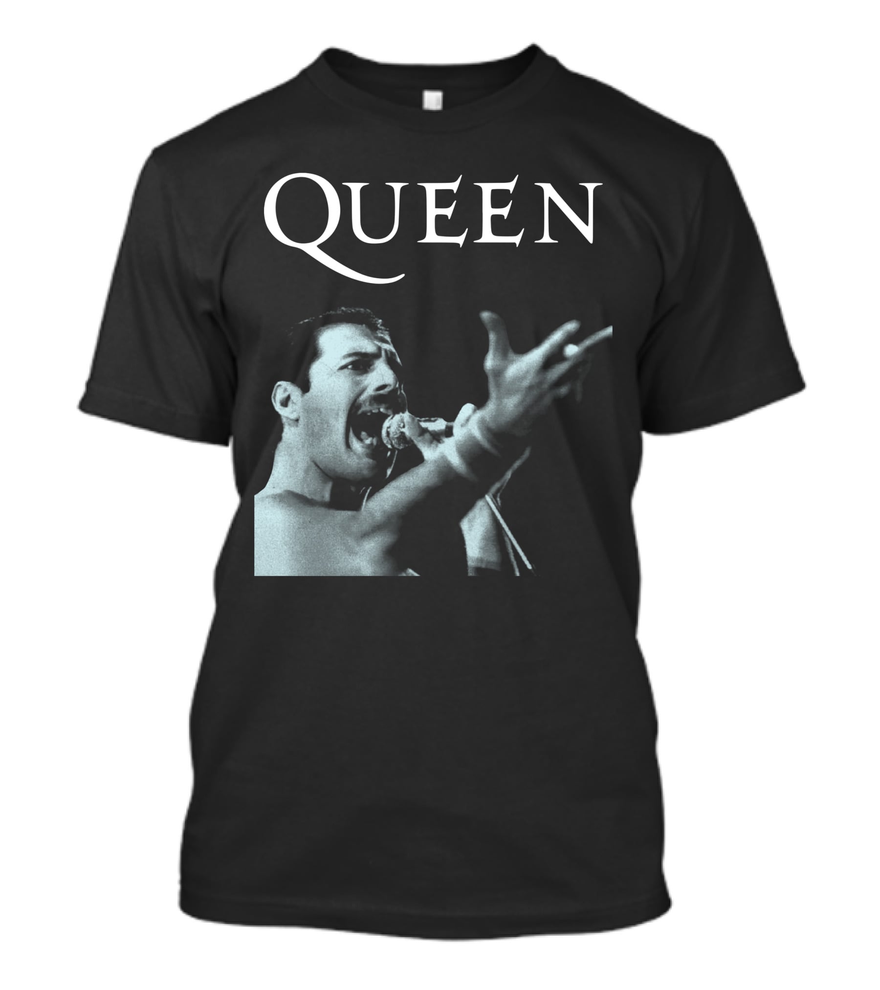 Queen Freddie Mercury Singing Iconic Pose T-Shirt