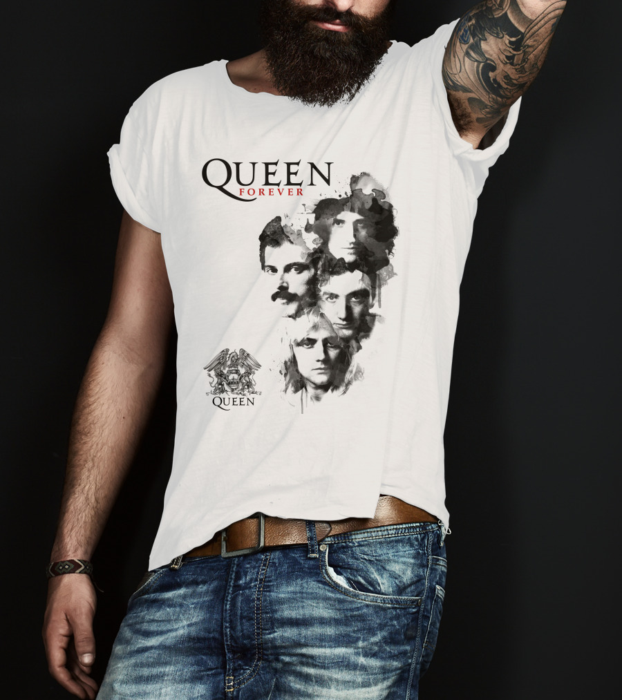Queen Forever Iconic Band Portrait T-Shirt