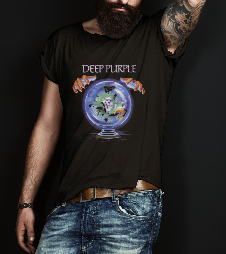 Deep Purple Abandon Album Artwork Crystal Ball T-Shirt