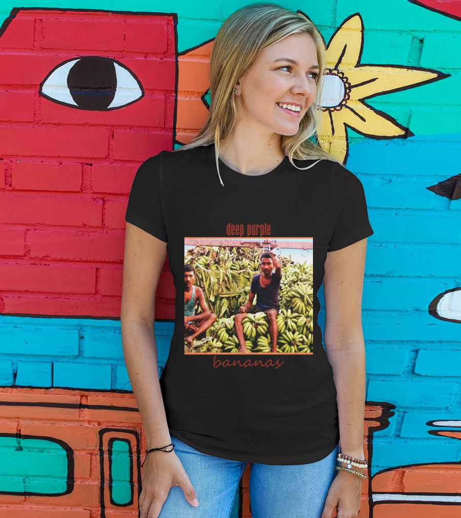 Deep Purple Bananas Album Cover Artwork T-Shirt