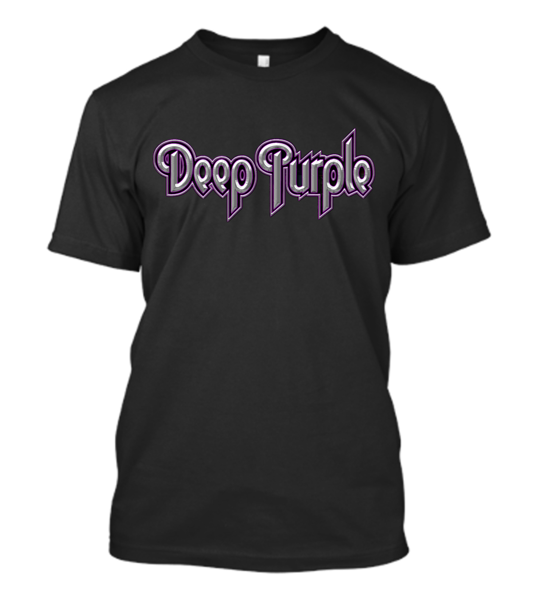 Deep Purple Logo Classic Rock Band T-Shirt
