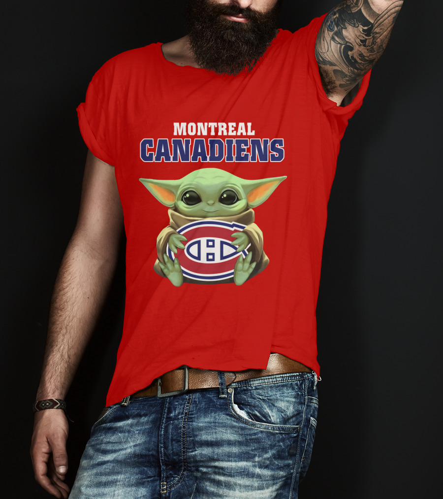 Montreal Canadiens Baby Yoda T-Shirt