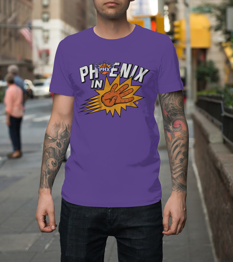Phoenix In Five PHX Basketball Team Suns Fan T-Shirt