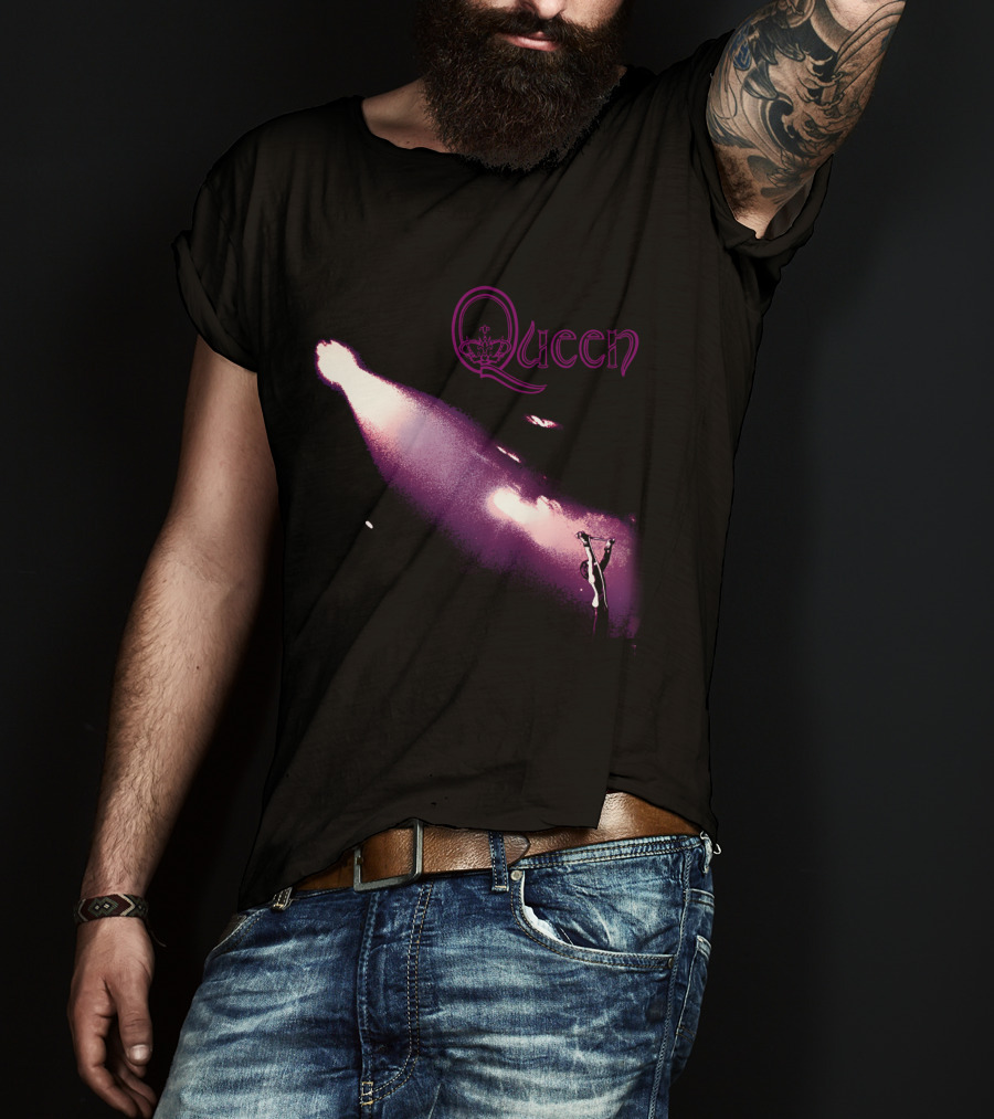 Queen Purple Stage Performance Iconic Band T-Shirt