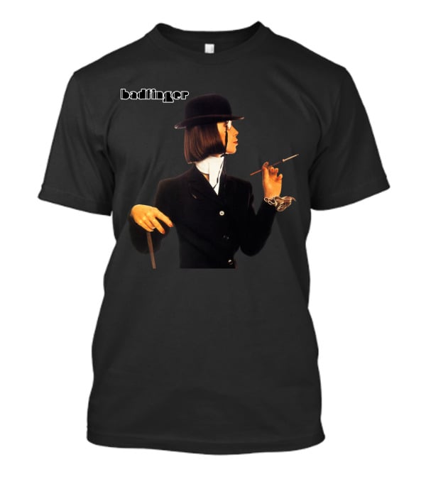 Badfinger Bowler Hat Woman Smoking Pipe T-Shirt