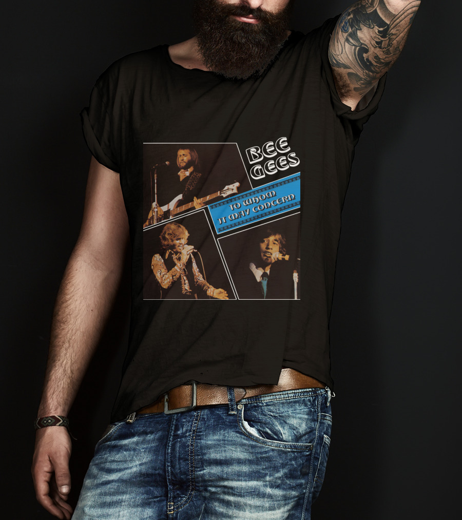 Bee Gees To Whom It May Concern Album Cover T-Shirt