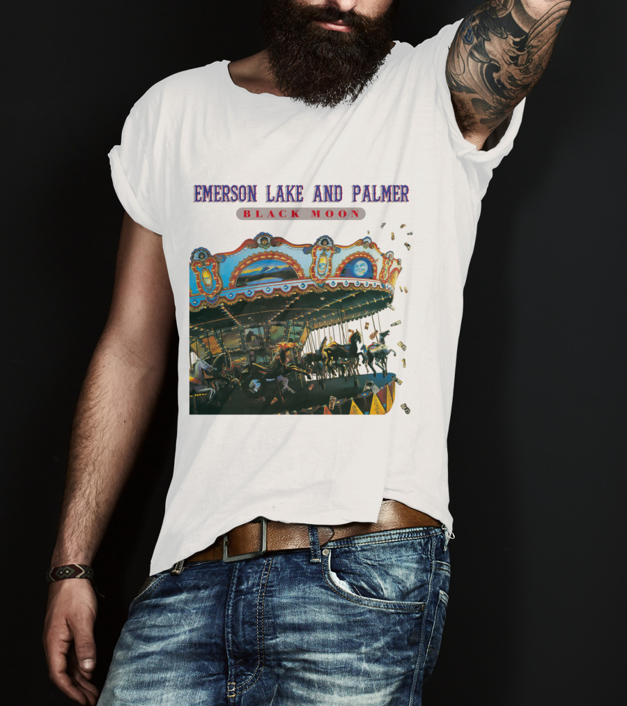 Emerson Lake And Palmer Black Moon Carousel T-Shirt