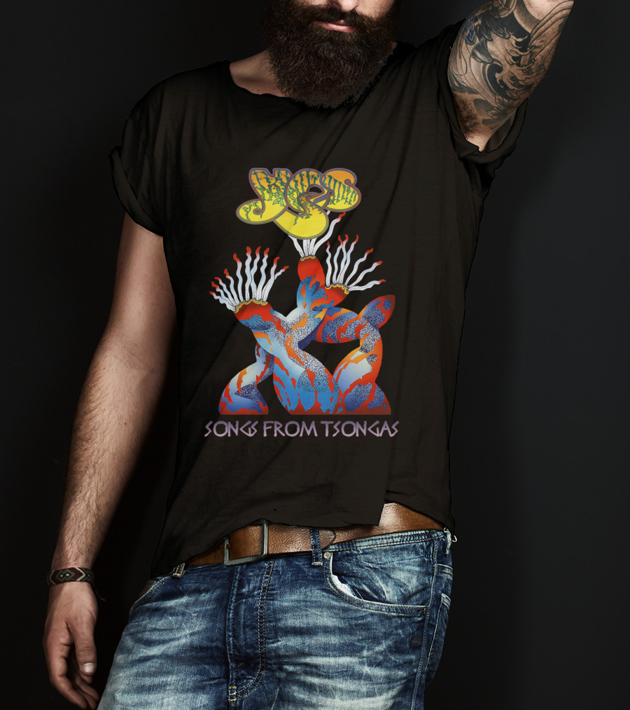 Yes Songs From Tsongas Colorful Abstract T-Shirt