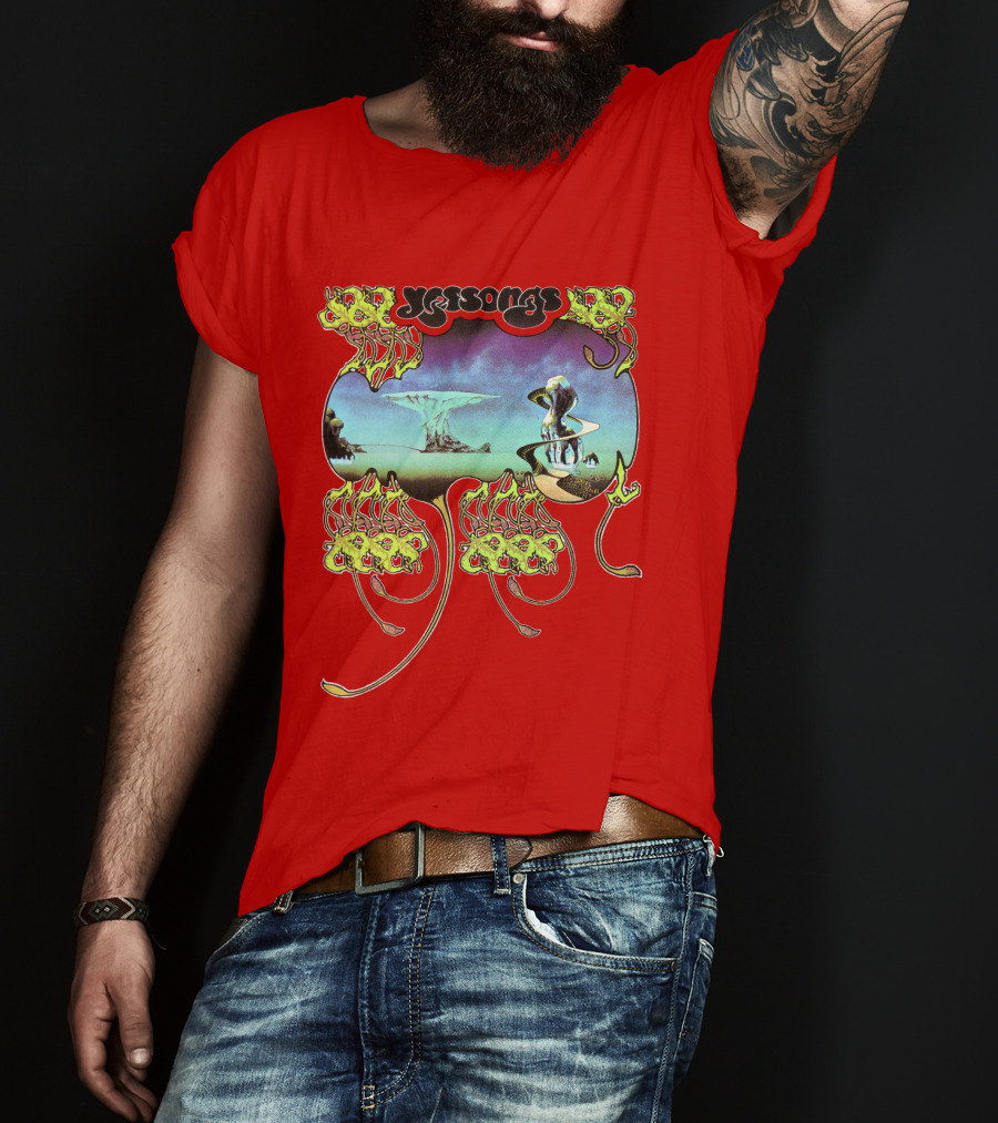 Yes Yessongs Album Artwork Fantasy Landscape T-Shirt