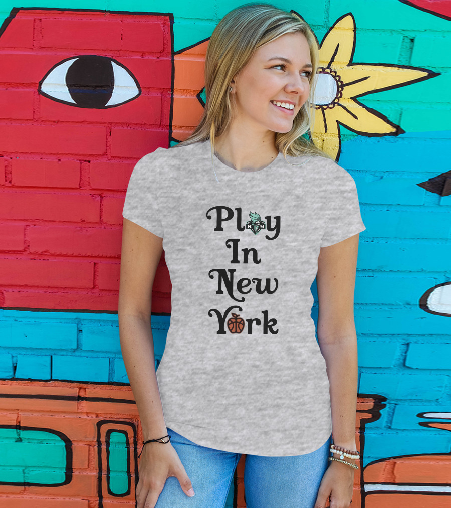 Play In New York Liberty Basketball Icon T-Shirt