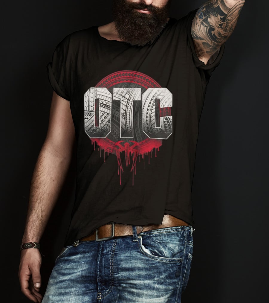 Roman Reigns OTC Tribal Tire T-Shirt