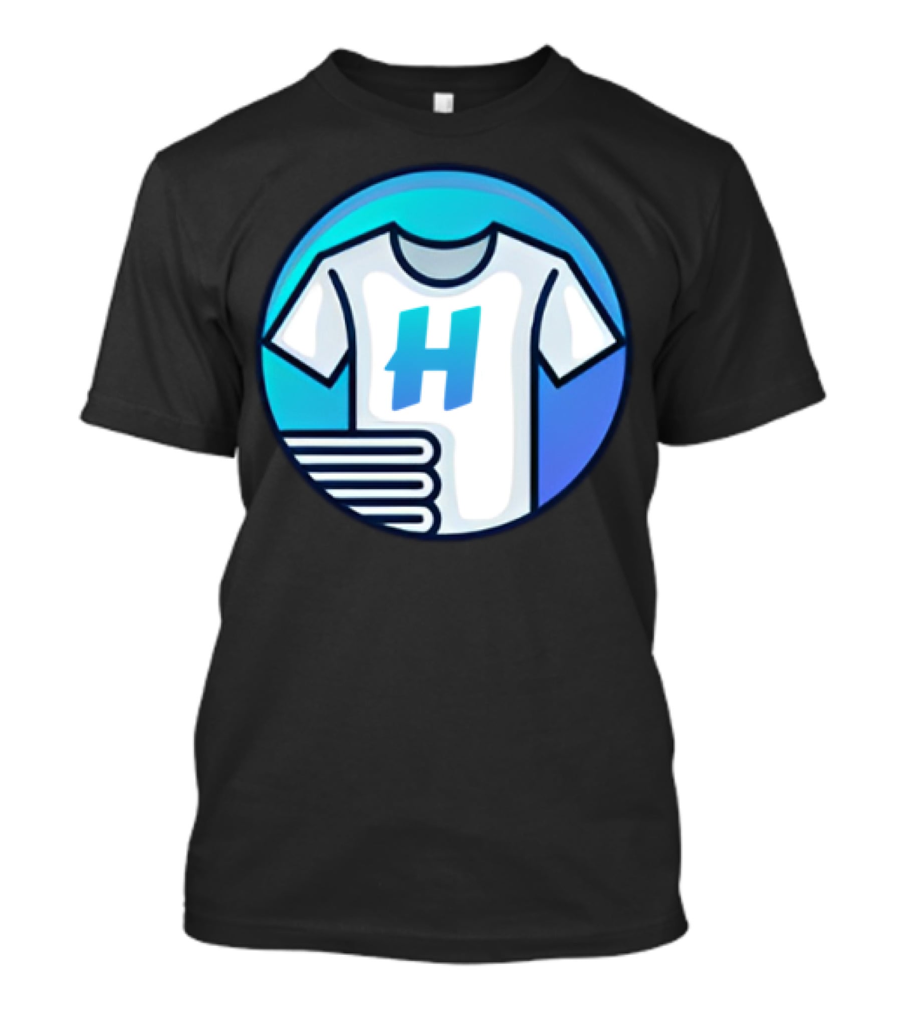 Hafrito H Logo On Shirt With Folded Laundry T-Shirt