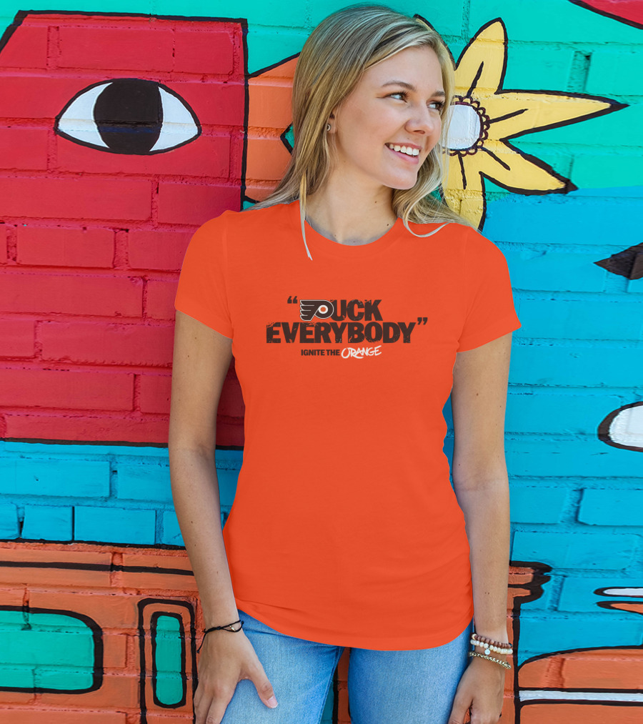 Philadelphia Flyers Puck Everybody Ignite The Orange T-Shirt