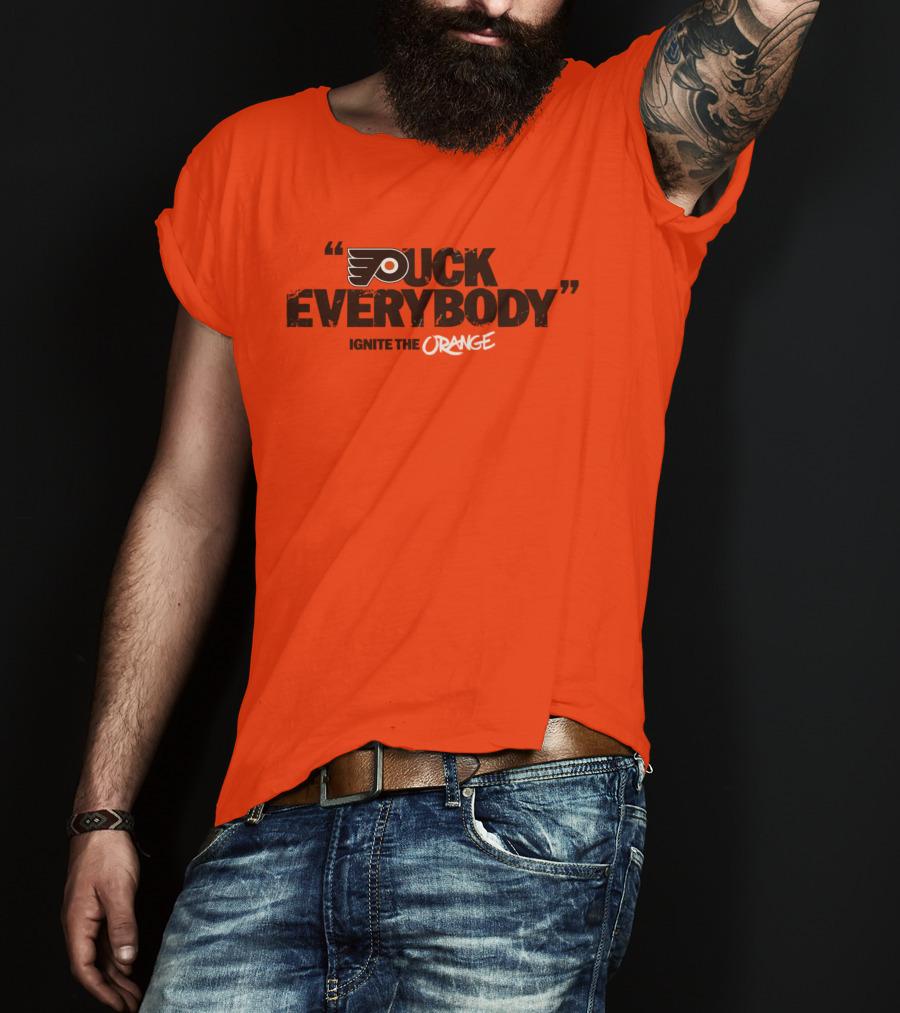 Philadelphia Flyers Puck Everybody Ignite The Orange T-Shirt