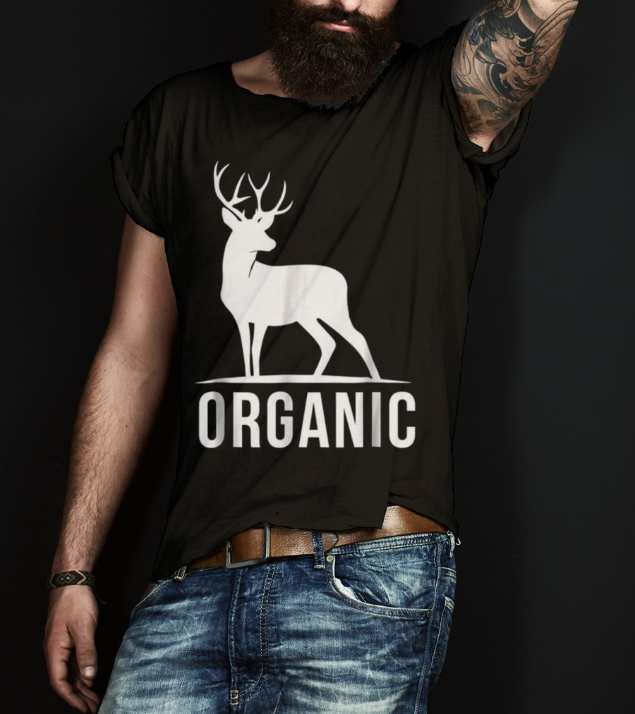 Deer Organic Bow Hunter Inspired Deer T-Shirt