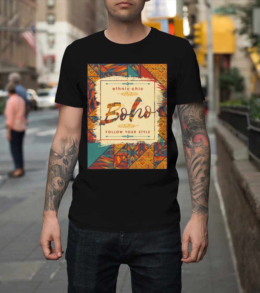 Ethnic Chic Boho Follow Your T-Shirt