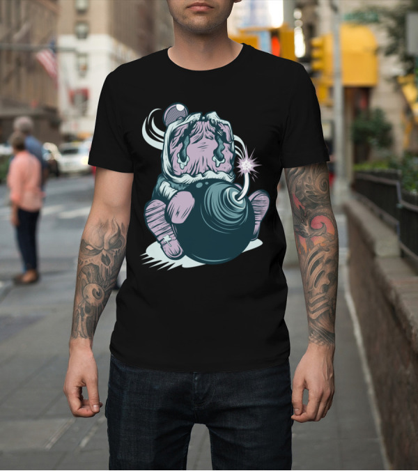 Shirt: Bamber Man Last Stand Explosive Teddy with Bomb T-Shirt Bamber Man Last Stand Explosive Teddy with Bomb T-Shirt