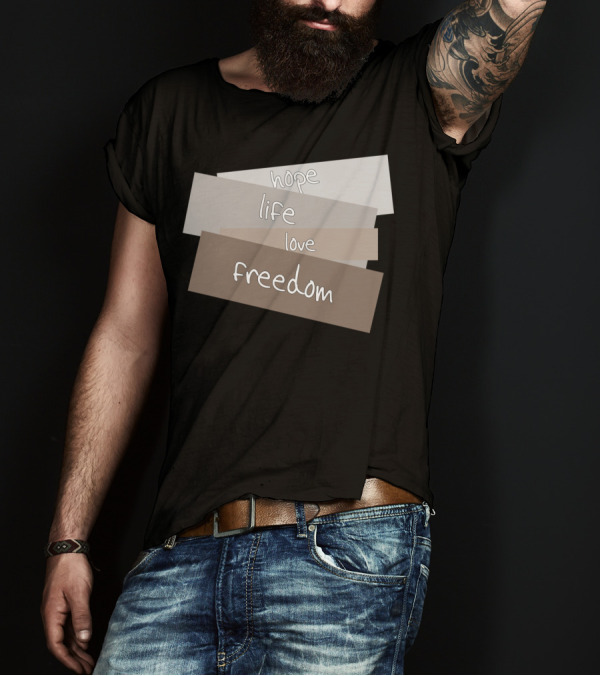 Hope Life Love Freedom T-Shirt