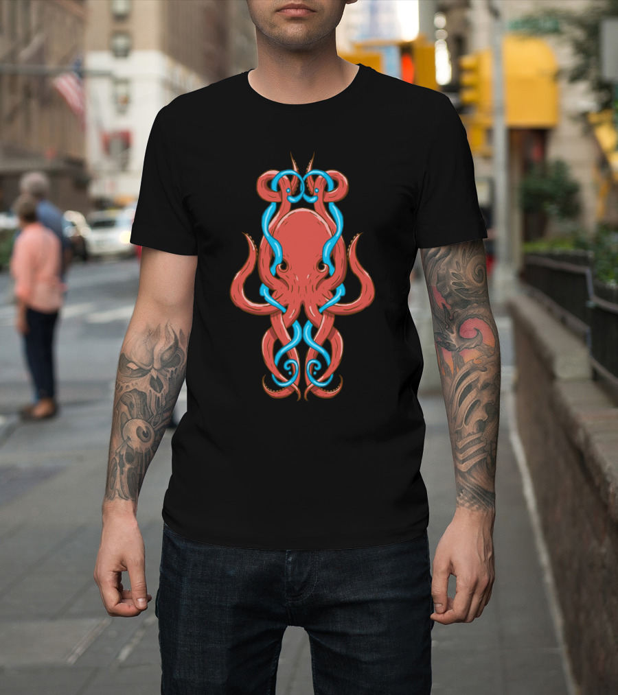 OCTOr Octopus Abstract Tentacle T-Shirt