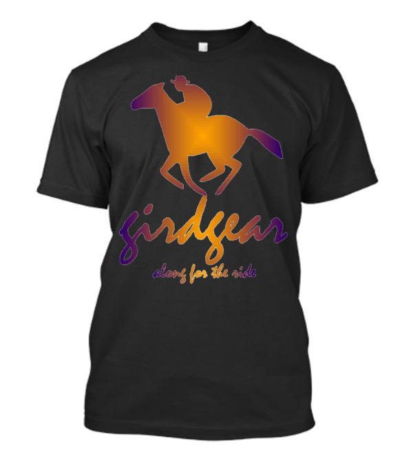 Girdgear Along For The Ride Horse And Rider Gradient Remix T-Shirt