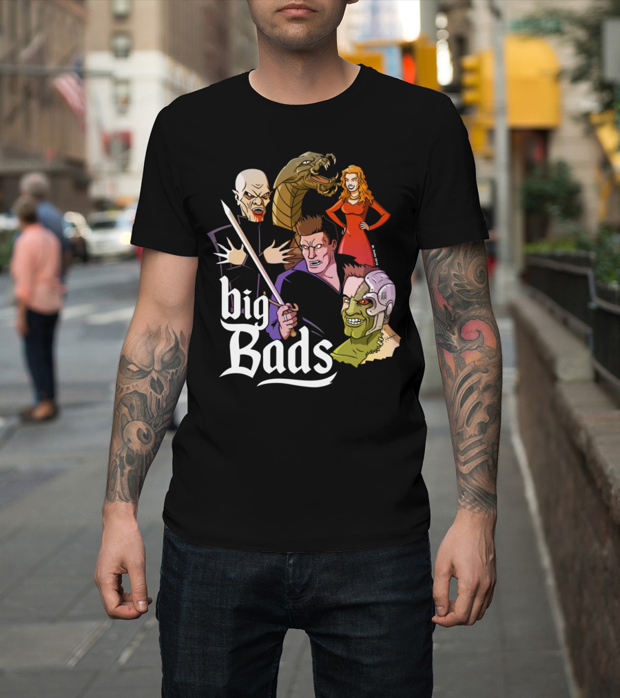 Big Bads Villains Mashup Characters T-Shirt