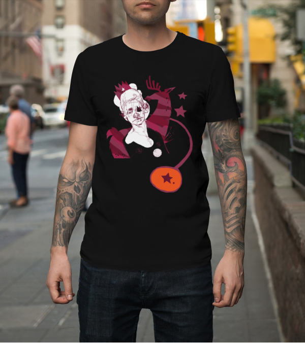 Shirt: Night Shepherd Starry Crown Surreal T-Shirt Night Shepherd Starry Crown Surreal T-Shirt
