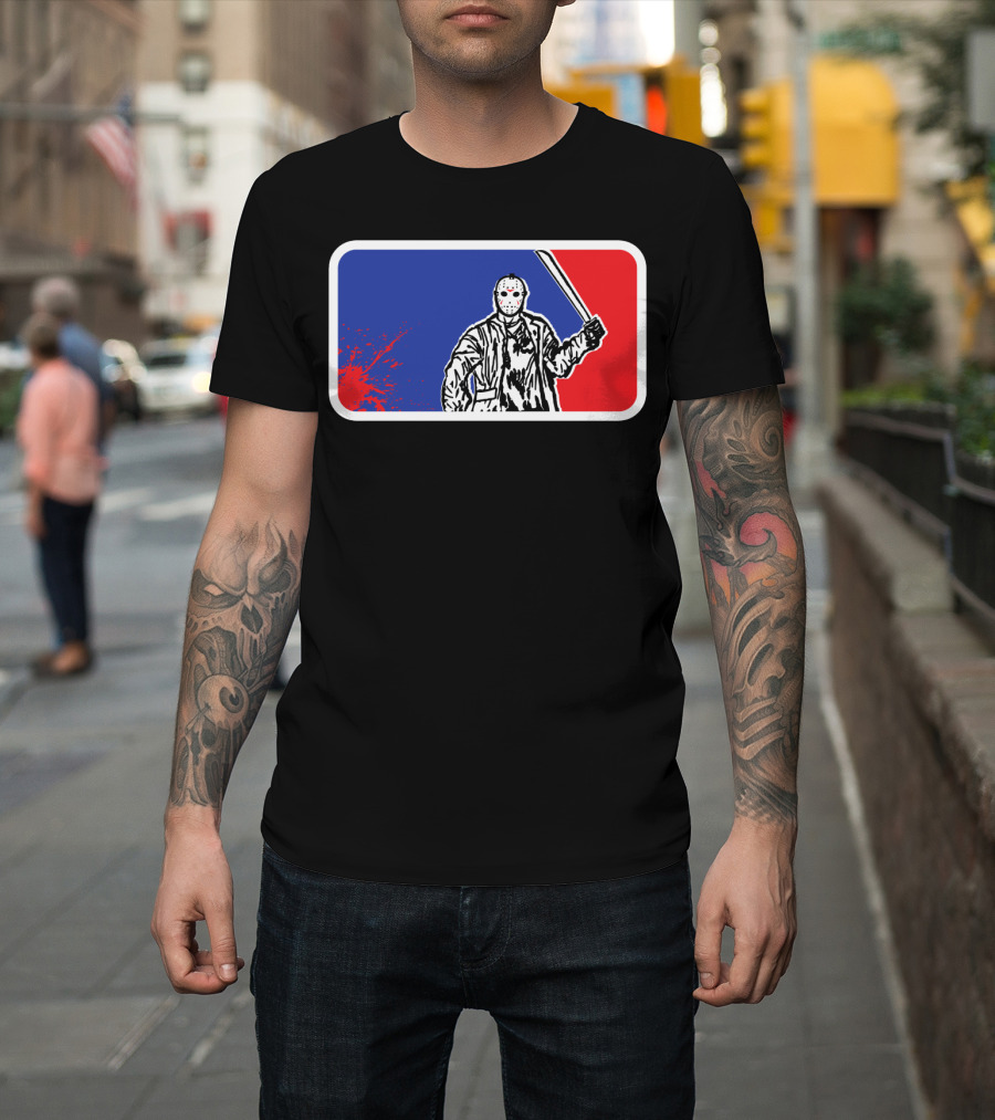 Jason Vorhees Major League Baseball T-Shirt