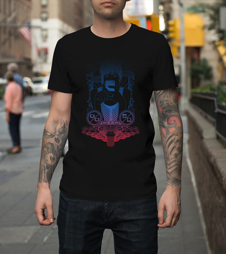 Mirror Selfie Grad Social Media Icons Coffee Cup T-Shirt