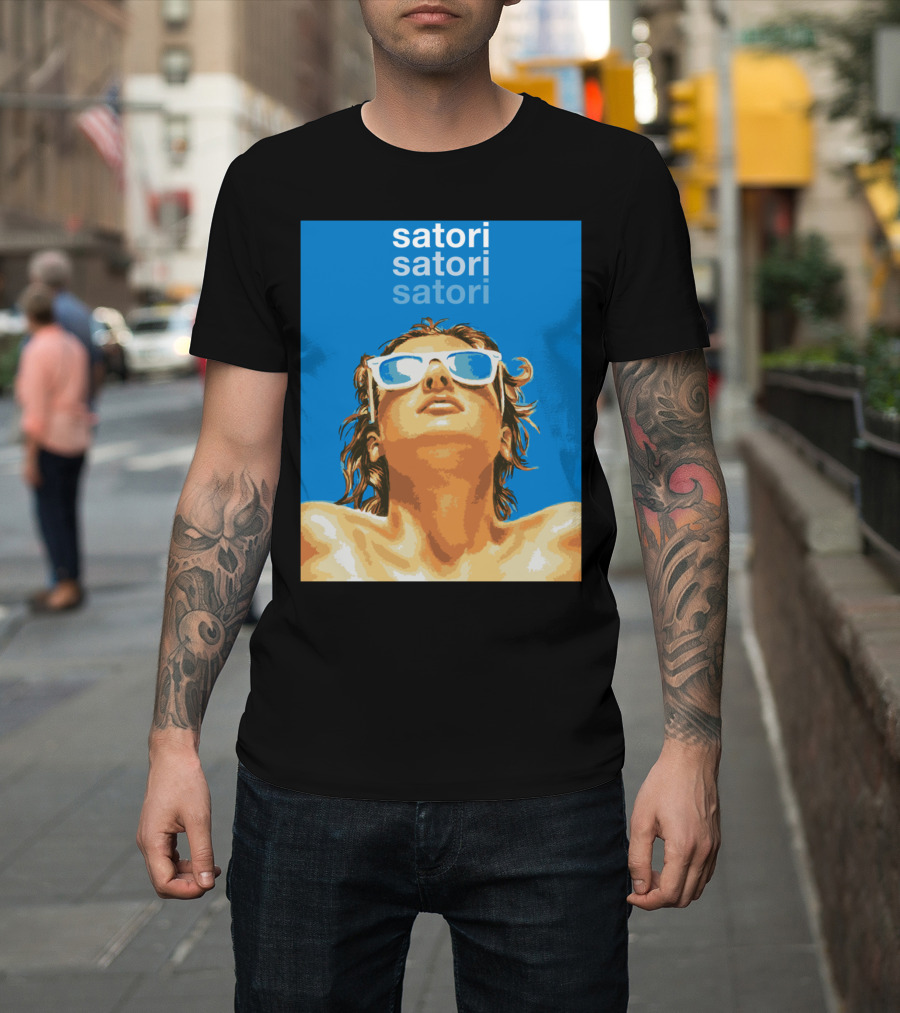 Satori Reflections Blue Sunglasses Pop T-Shirt