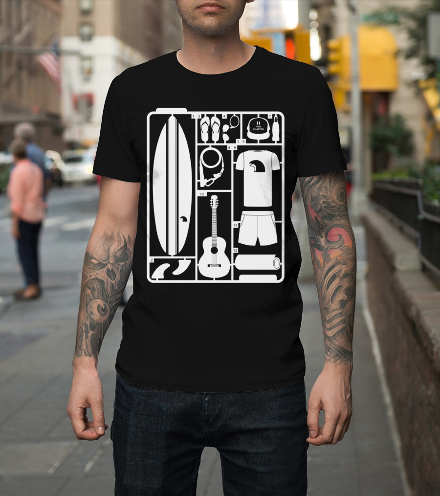 Surfers Equipment This Chapter Technical Instruction T-Shirt