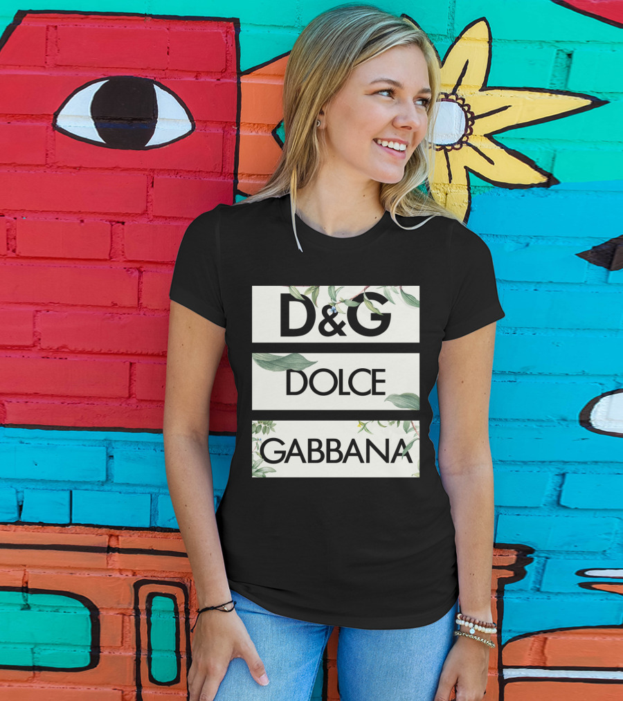 D&G Dolce Gabbana Botanical Leafs T-Shirt