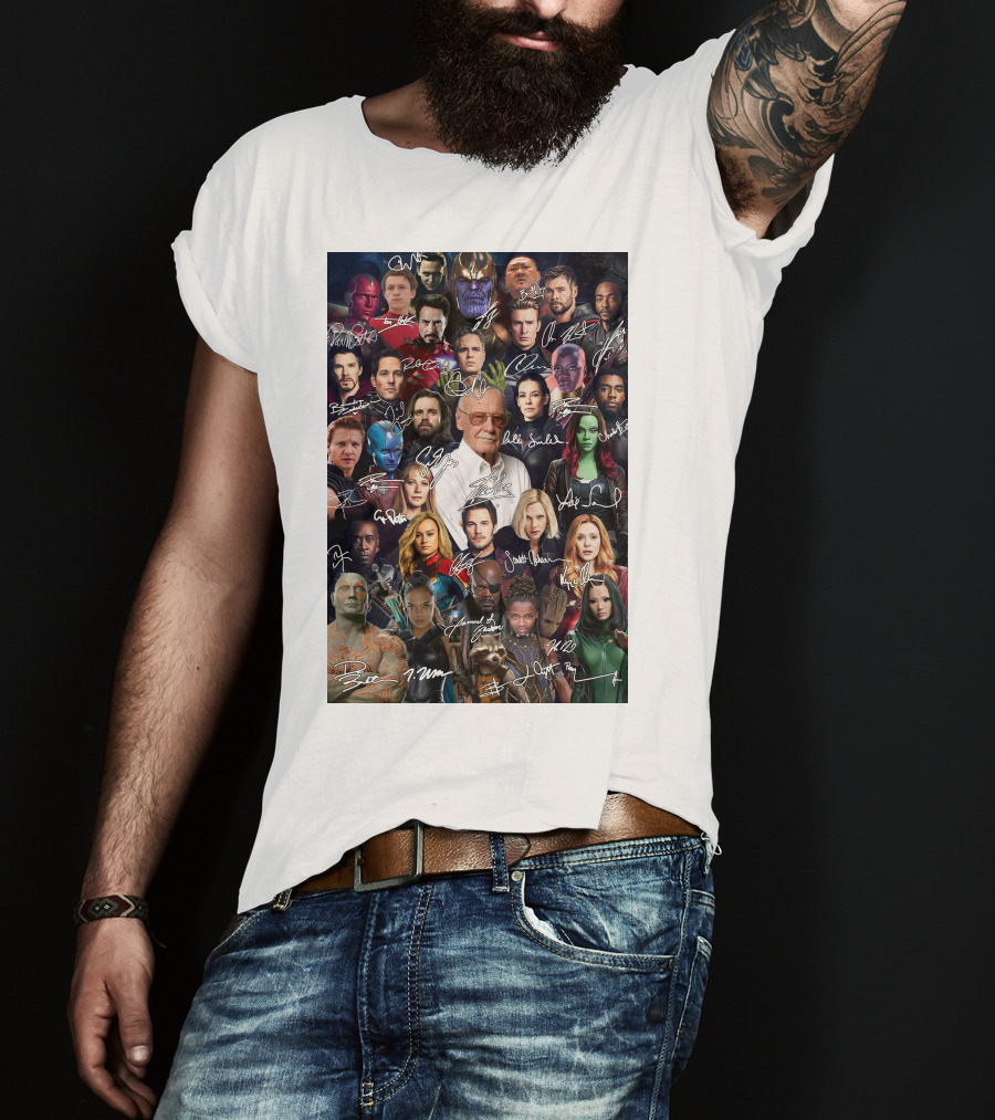MV 001 Marvel Cinematic Universe Collage T-Shirt